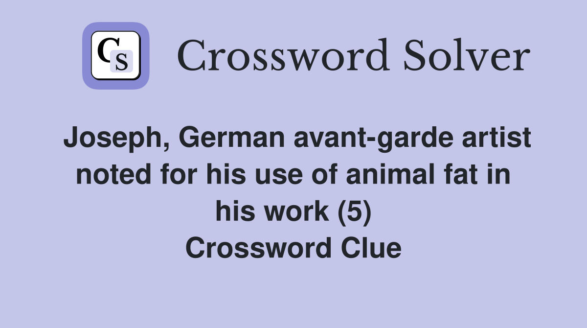 experimental and avant garde crossword clue